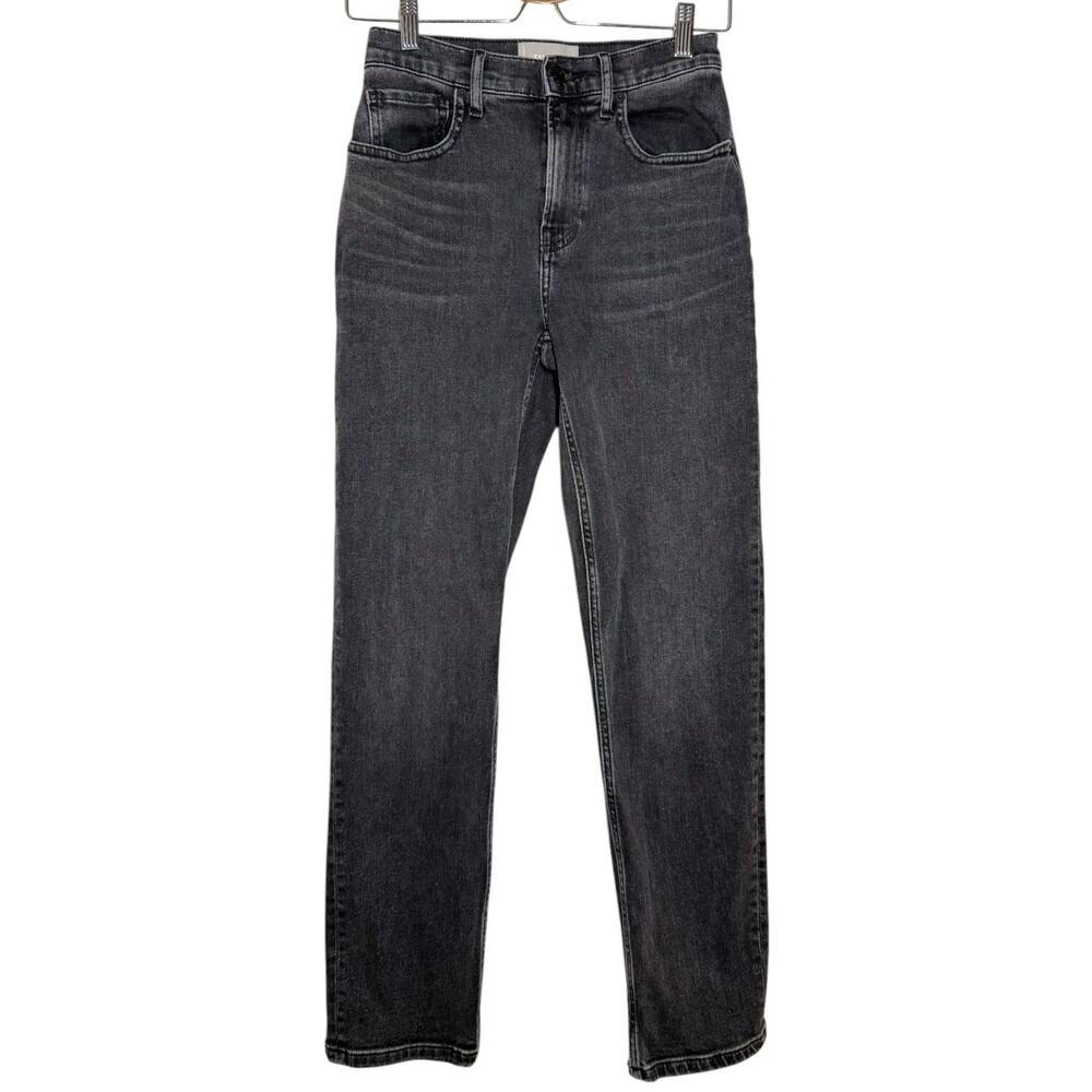 Everlane Washed Black Straight Leg Cheeky Jeans - 26